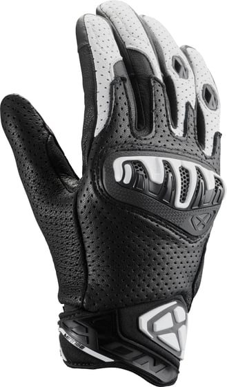Ixon Mirage Leather Gloves Black/White
