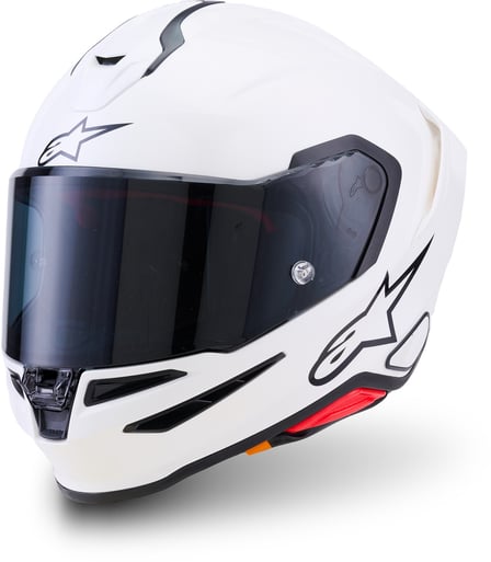 Alpinestars S-R7 Solid White Glossy