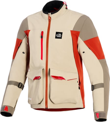 Alpinestars Maxdura Drystar®Xf Laminated Armored Shell Jacket Aluminum/Walnut/Rust Brown