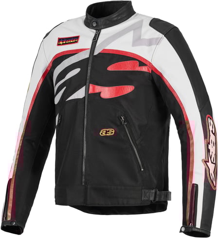 Alpinestars Axton Jacket Black/Off White/Bright Red