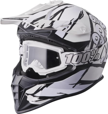 GMS Fortis Graffi Matt Black/White