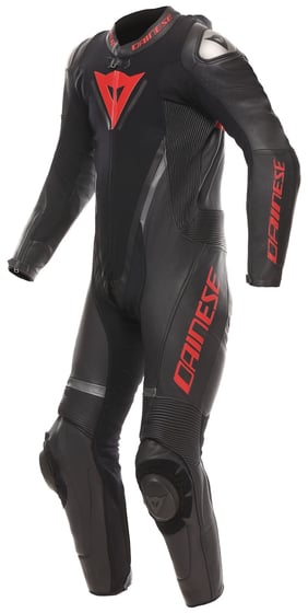 Dainese Demon Sprint Perf 1Pc Leather Suit Racepak Black/Black/Red-Lava Dainese Demon Sprint Perf 1Pc Leather Suit Racepak Black/Black/Red-Lava