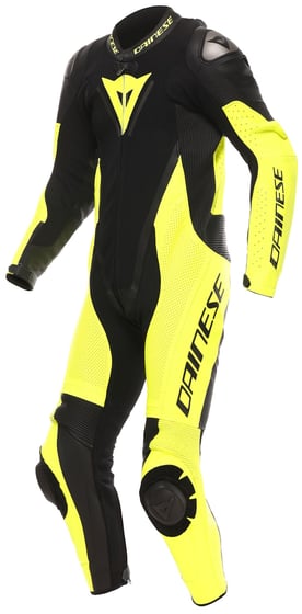 Dainese Demon Sprint Perf 1Pc Leather Suit Racepak Black/Yellow-Fluo/Yellow-Fluo Dainese Demon Sprint Perf 1Pc Leather Suit Racepak Black/Yellow-Fluo/Yellow-Fluo