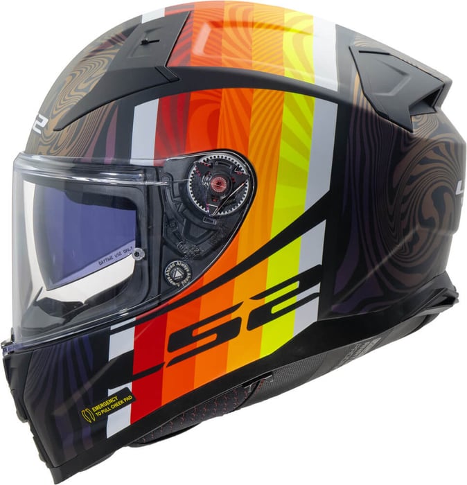 LS2 FF811 Vector II Freedom Black Chameleon