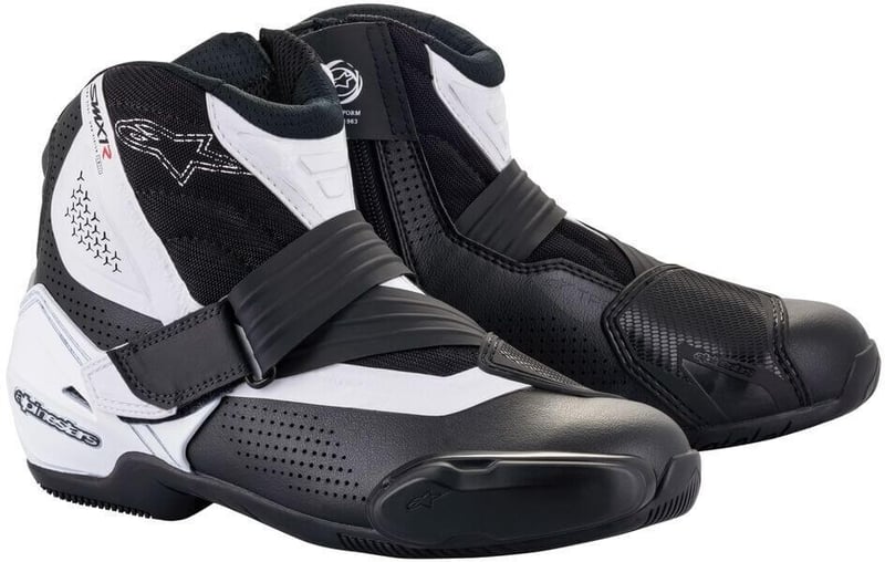 Alpinestars SMX-1 R V2 Vented Shoes White 12 - Voordeelhelmen.nl