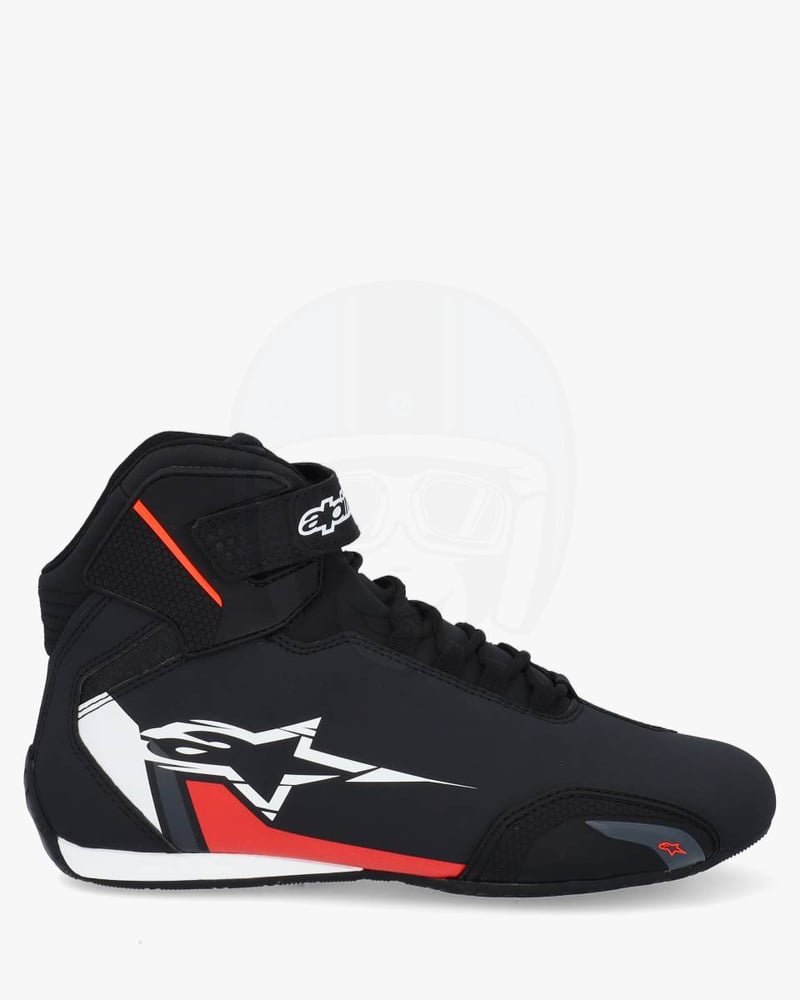 Alpinestars SEKTOR 27cm 未使用に近い 黒白赤 箱あり Alpinestars Sektor Shoes Red Fluo 1231 - Voordeelhelmen.nl