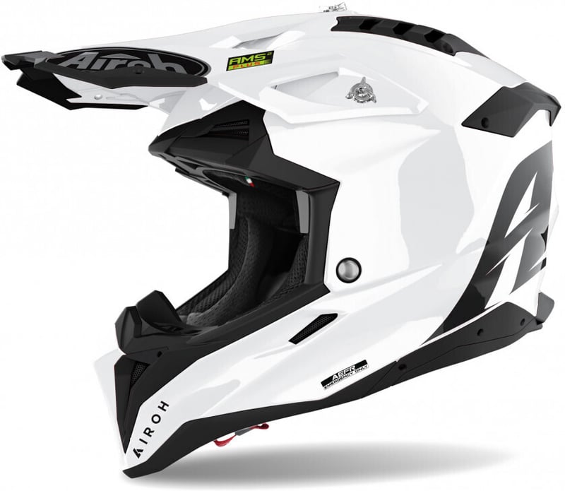 Airoh Aviator 3 White - Voordeelhelmen.nl