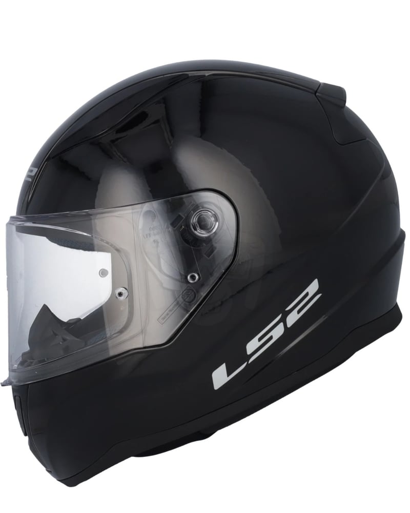 LS2 FF353 Rapid II Solid Gloss Black