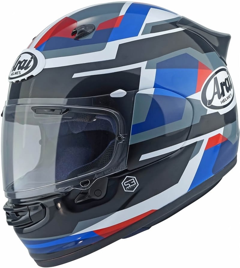 Arai Quantic 06 Abstract Blue - Voordeelhelmen.nl