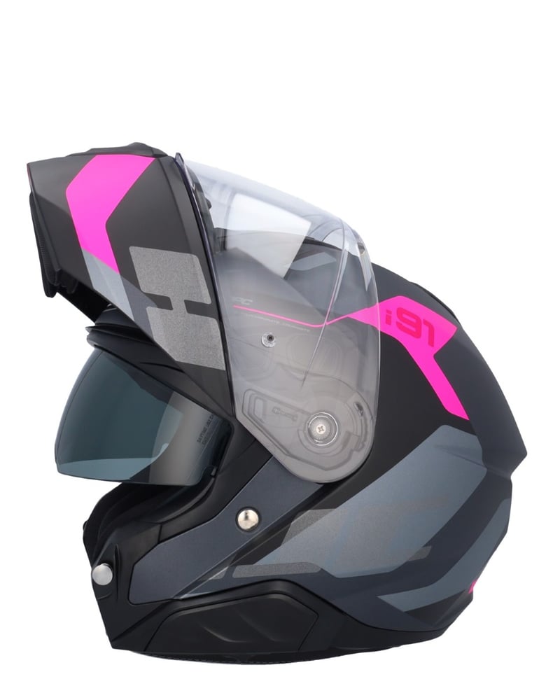 HJC i91 Carst Grey/Pink - Voordeelhelmen.nl