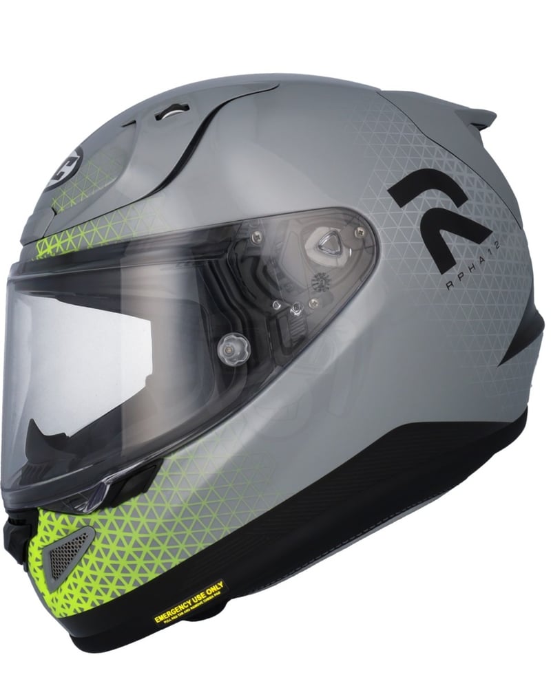 HJC RPHA 12 Enoth Grey/Yellow - Voordeelhelmen.nl
