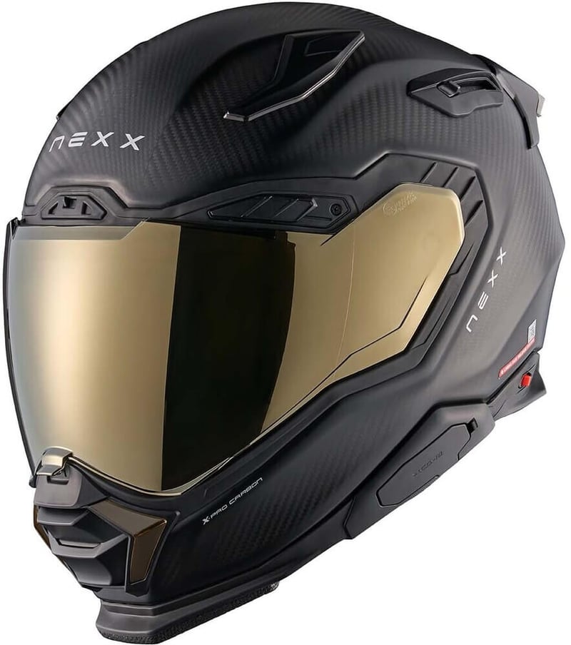 NEXX X.WST3 Zero Pro Matt Carbon/Gold - Voordeelhelmen.nl