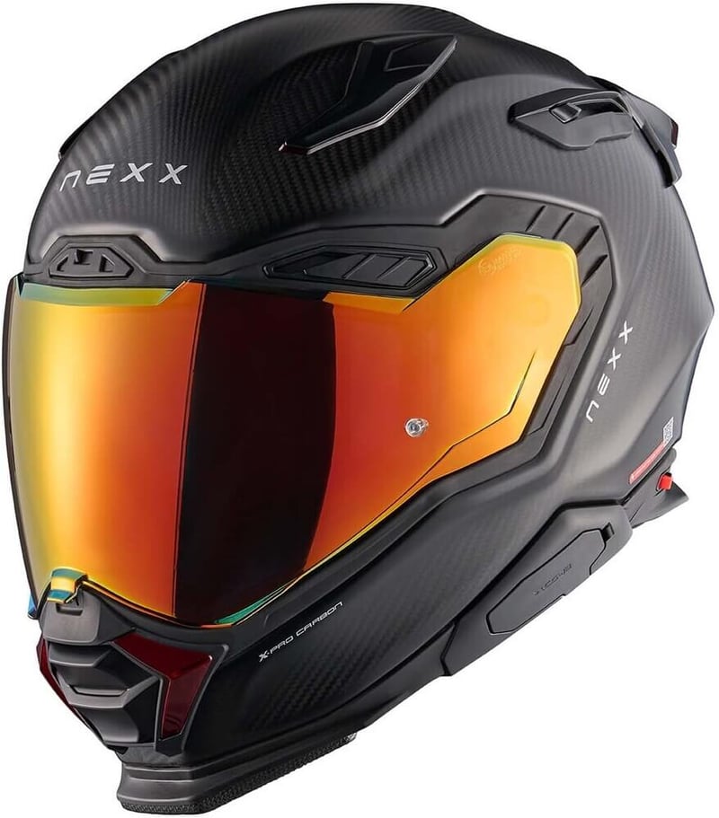 NEXX X.WST3 Zero Pro Matt Carbon/Red - Voordeelhelmen.nl
