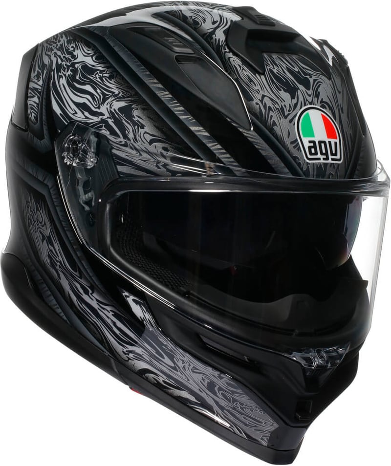 AGV K7 Damascus Black/Silver - Voordeelhelmen.nl