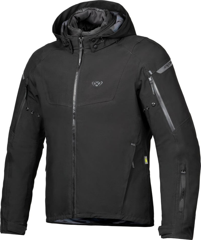 Ixon Burning Jacket Black 1001 - Voordeelhelmen.nl