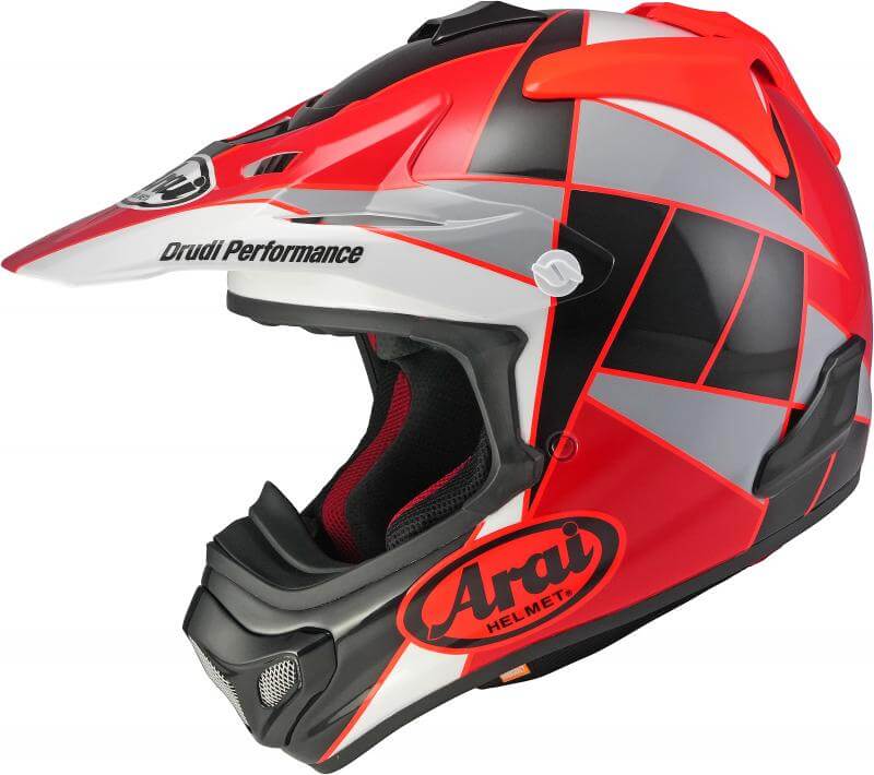 Arai MX-V EVO Peak Red - Voordeelhelmen.nl