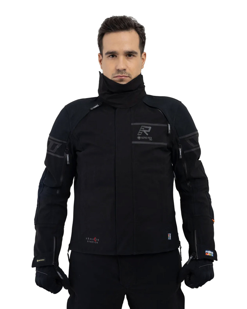 Rukka Rapto-R Motorjas Black/Black 999 - Voordeelhelmen.nl