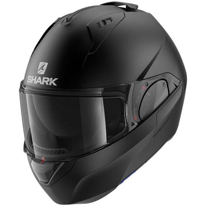 Shark Evo ES Blank Matt Black KMA