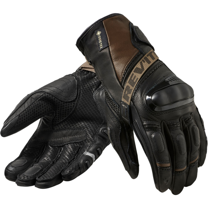 REV'IT Dominator 3 GTX Gloves Black/Sand