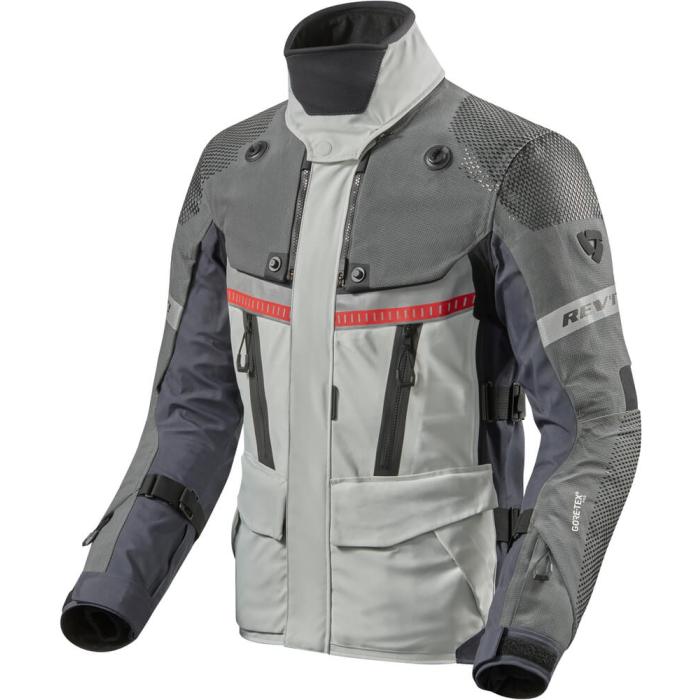 REV'IT Dominator 3 GTX Jacket Silver/Blue