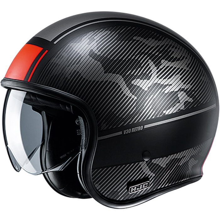 HJC V30 Alpi Grey/Red 183