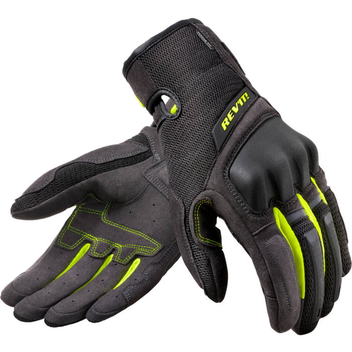 REV'IT Volcano Ladies Gloves Black/Neon Yellow
