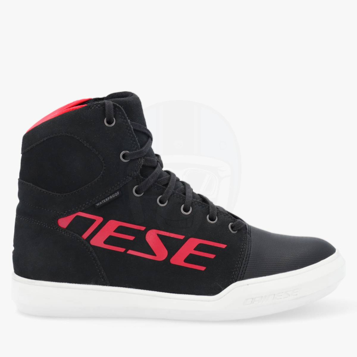 Dainese York D-WP Shoes Dark Carbon/Red 08D