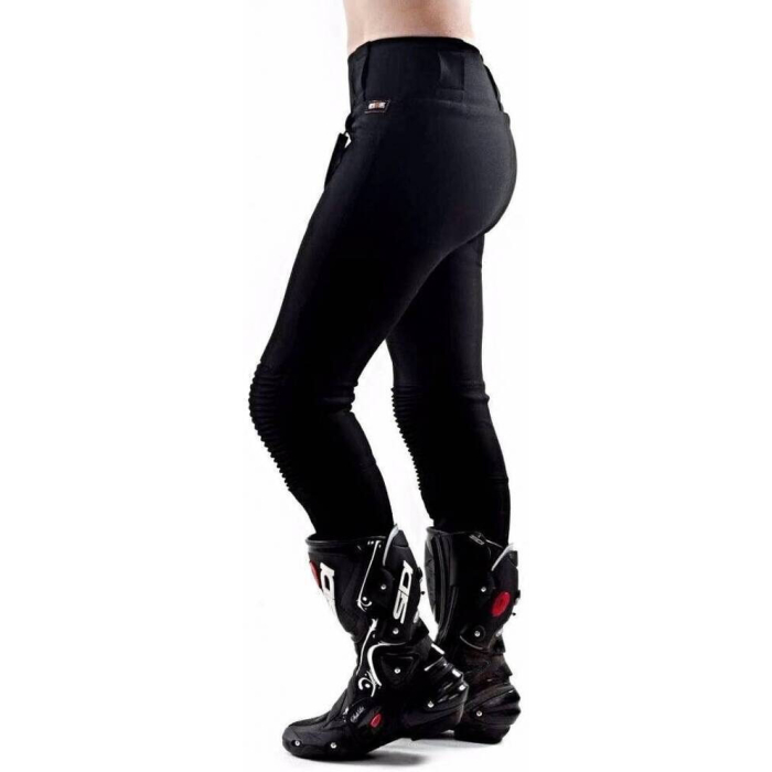 MotoGirl Legging Ribbed Knee AA Level 2 Black