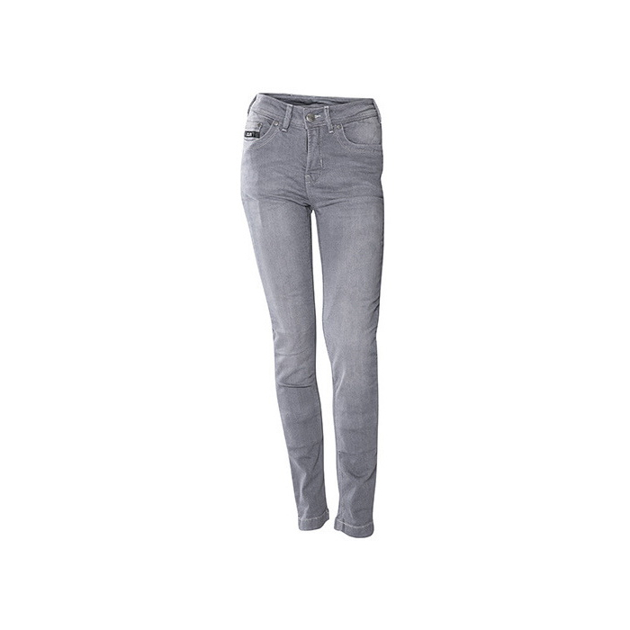 CLAW Britt Ladies Kevlar Motorjeans Light Grey