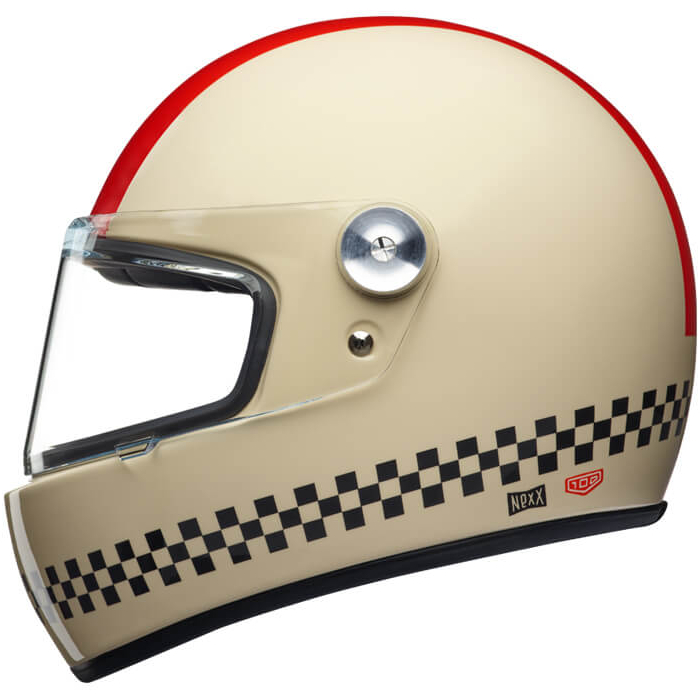 NEXX X.G100R Finish Line Cream/Red