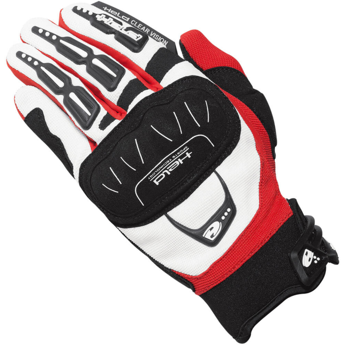 Held Backflip Adventure Gloves White/Red 091