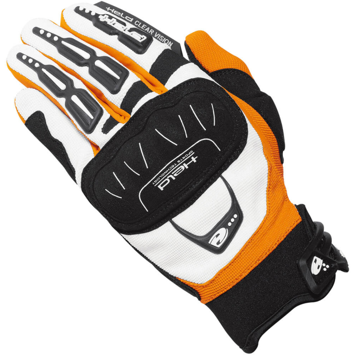 Held Backflip Adventure Gloves White/Orange 095
