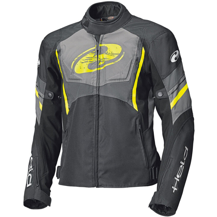 Held Baxley Touring Jacket Black/Neon Yellow 058