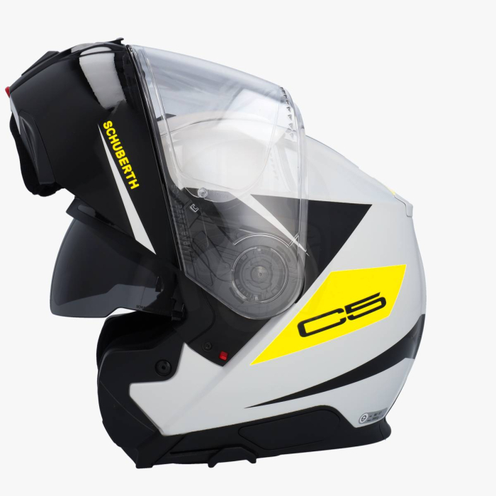 Schuberth C5 Eclipse White/Yellow 217