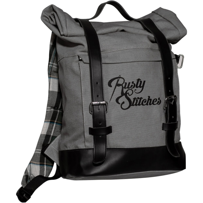 Rusty Stitches Archer Bag Grey/Black