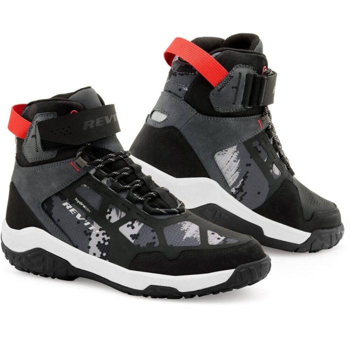 REV'IT Descent H2O Shoes Black/Red