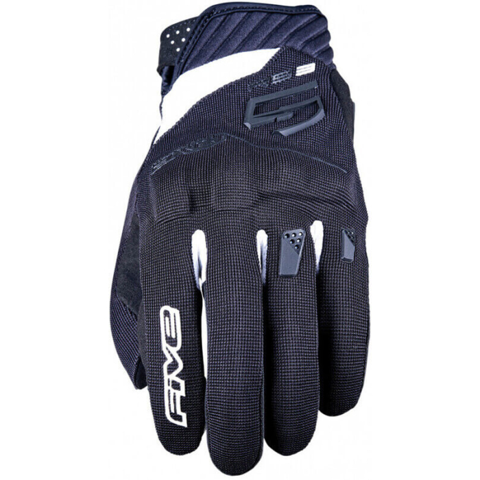 Five RS3 Evo Kid Gloves Black/White 120