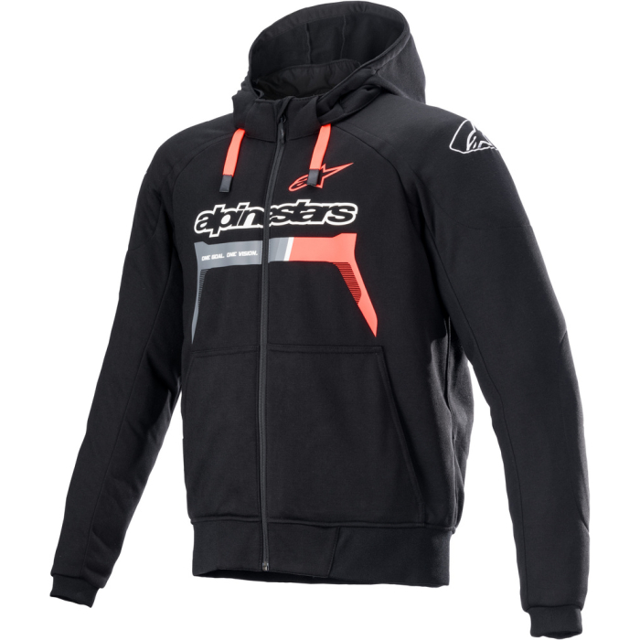 Alpinestars Chrome Ignition Hoodie Red Fluo 1030