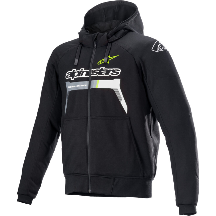 Alpinestars Chrome Ignition Hoodie Yellow Fluo 155