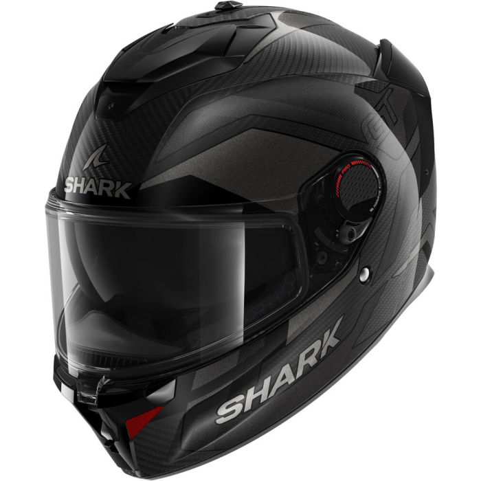 Shark Spartan GT Pro Ritmo Carbon Anthracite Chrome DAU