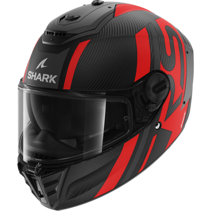 Shark Spartan RS Carbon Shawn Mat Anthracite/Red DAR
