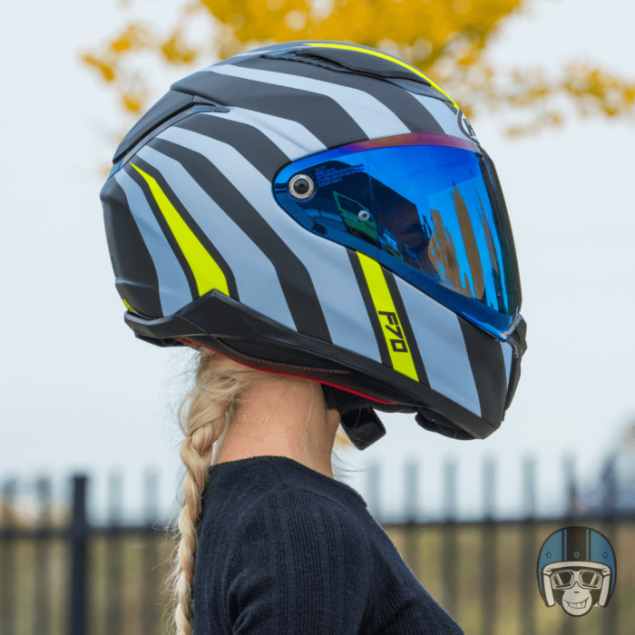 HJC F70 Galla Grey/Yellow 817