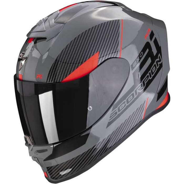 Scorpion EXO-R1 EVO AIR Final Grey/Black/Red
