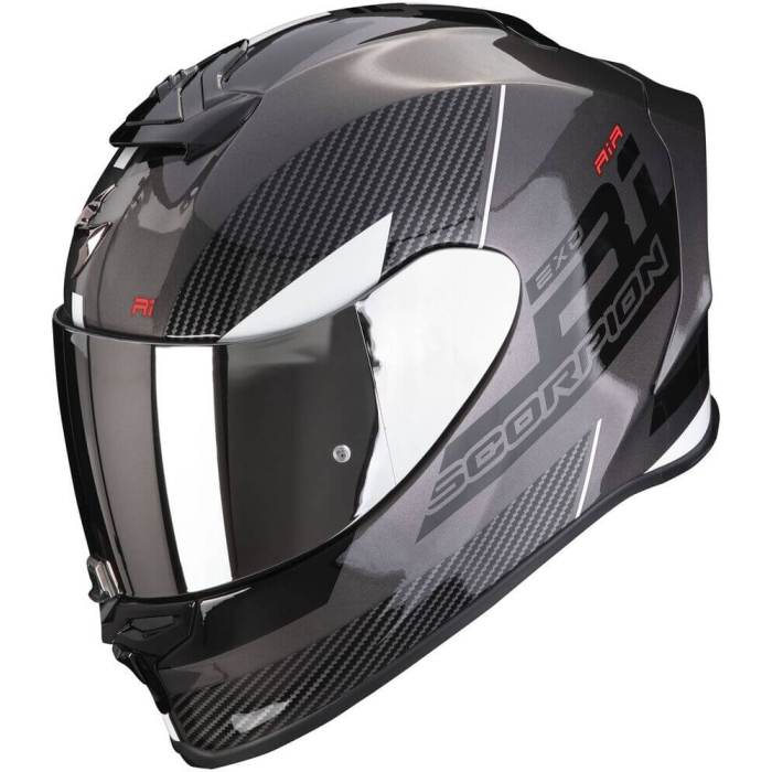 Scorpion EXO-R1 EVO AIR Final Dark Silver/Black/White