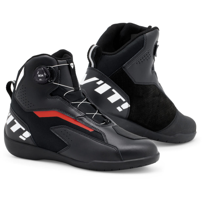 REV'IT Jetspeed PRO Shoes Black/Red
