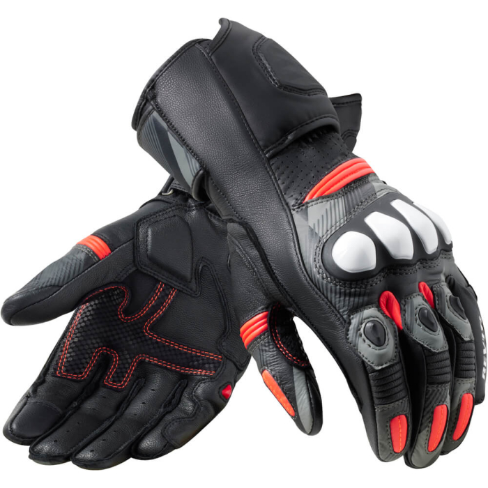 REV'IT League 2 Gloves Black/Neon Red