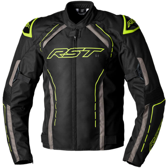 RST S-1 CE Jacket Black/Grey/Fluo Yellow