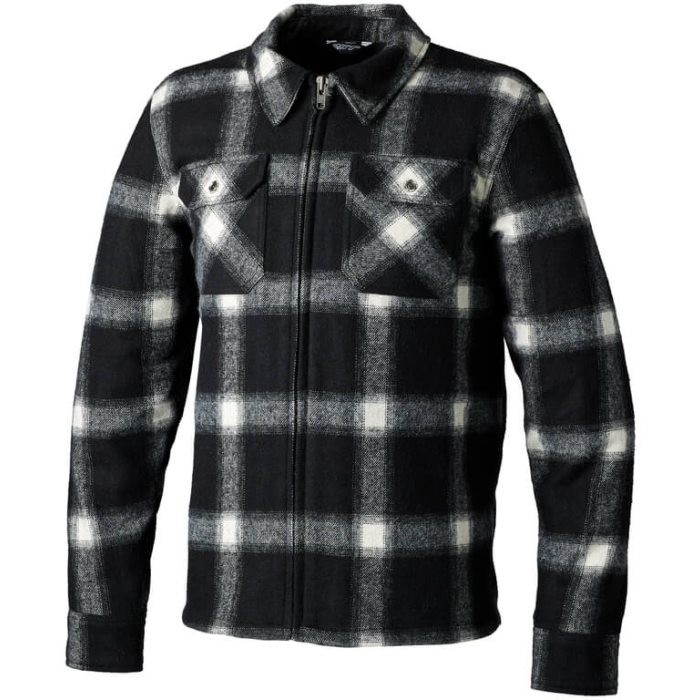 RST Brushed CE Jacket Black/White Check