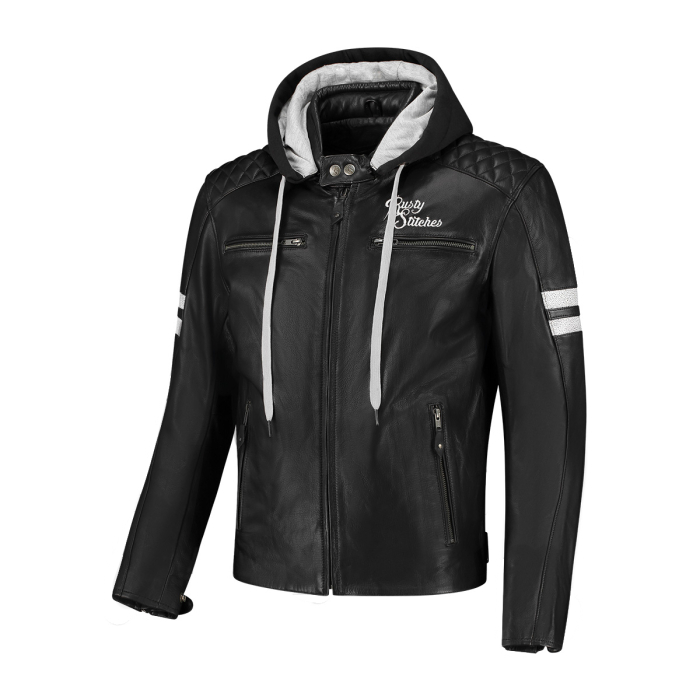 Rusty Stitches Jari Hooded V2 Jacket Black/White 104