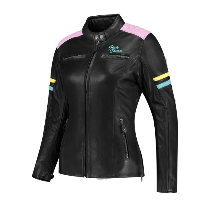 Rusty Stitches Joyce V2 Ladies Jacket Black/Pastel 503